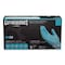 Gloveworks By Ammex Disposable Gloves, Industrial Grade, 5 mil Palm, Nitrile, Powder-Free, M, 1000 PK, Blue INPF44100 - alternate 5